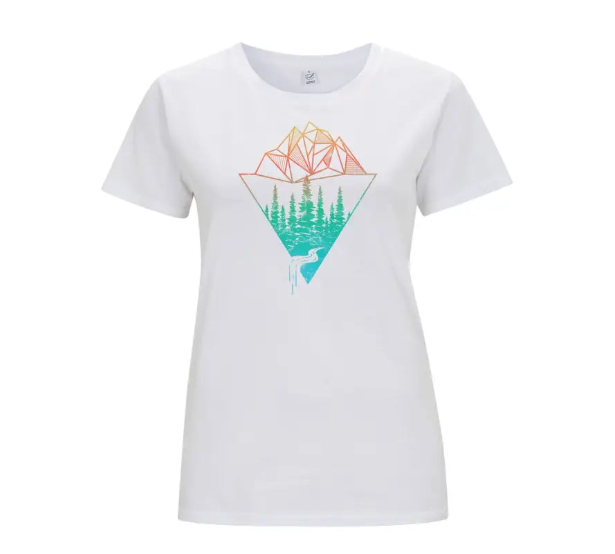 Outdoor Dropping Street Damen T - Shirt - S / Weiss