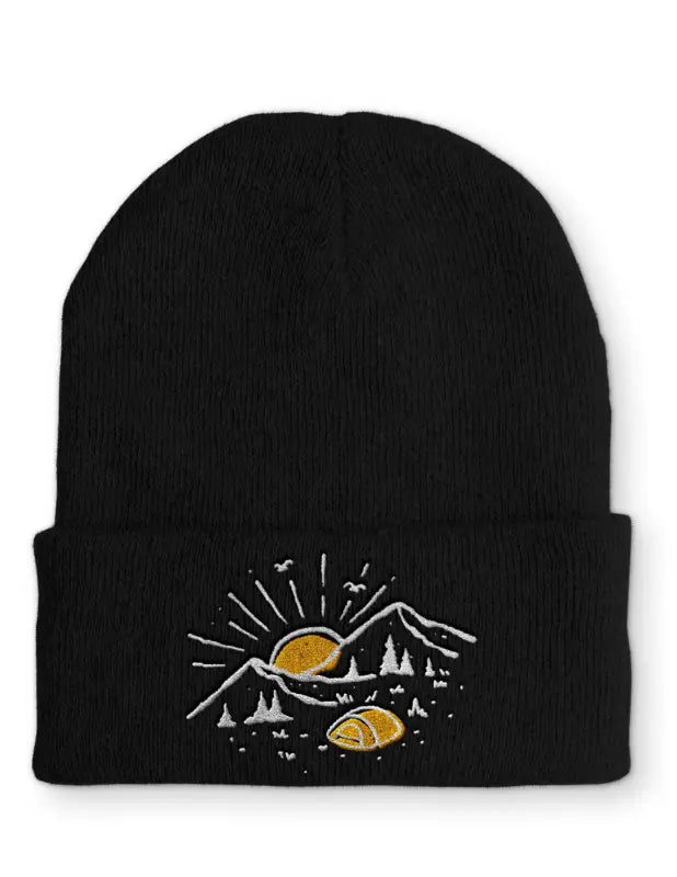 
                      
                        Outdoor Statement Beanie Mütze mit Spruch - Black
                      
                    