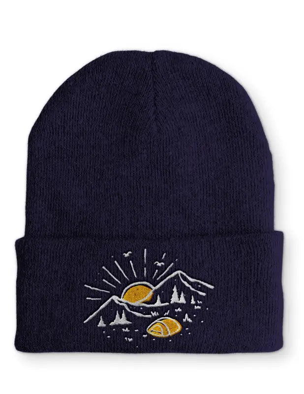 
                      
                        Outdoor Statement Beanie Mütze mit Spruch - Navy
                      
                    