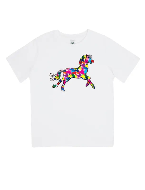 Pferd Kinder T - Shirt - 92 98