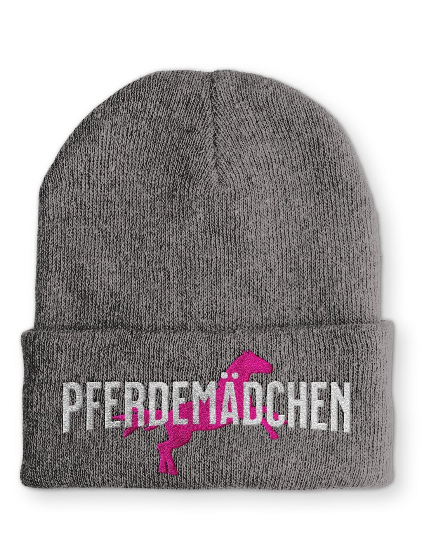 Pferdemädchen Beanie Mütze mit Spruch - tshirtladen - Mütze