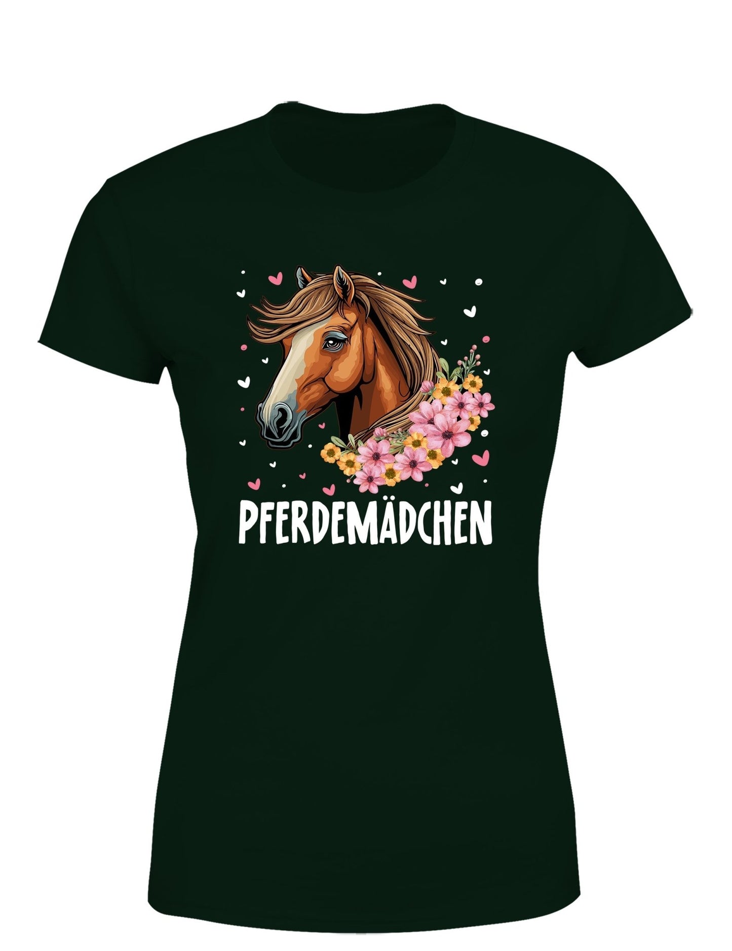 Pferdemädchen Statement Damen T-Shirt - tshirtladen - T-Shirt