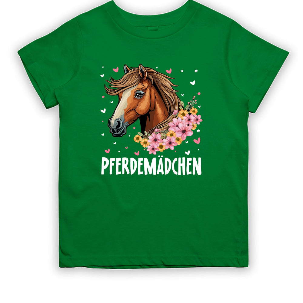 
                      
                        Pferdemädchen Kinder T-Shirt - tshirtladen
                      
                    