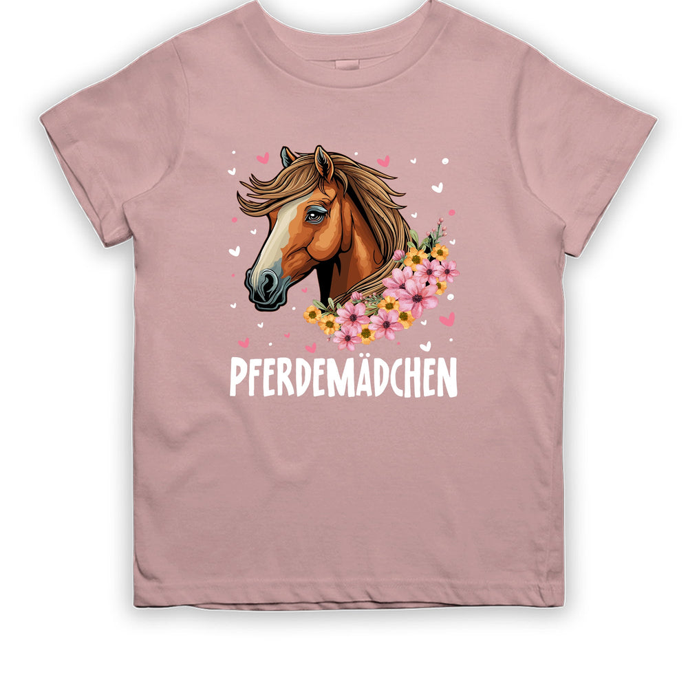 
                      
                        Pferdemädchen Kinder T-Shirt - tshirtladen
                      
                    