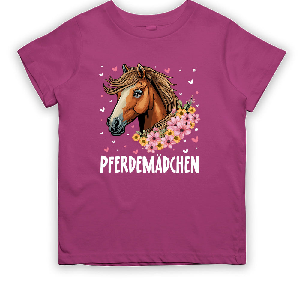 
                      
                        Pferdemädchen Kinder T-Shirt - tshirtladen
                      
                    