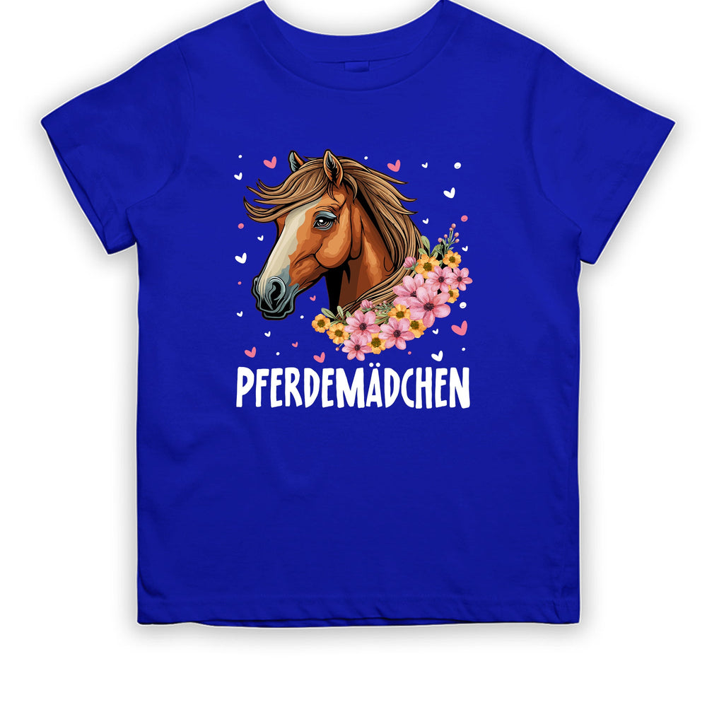 Pferdemädchen Kinder T-Shirt - tshirtladen