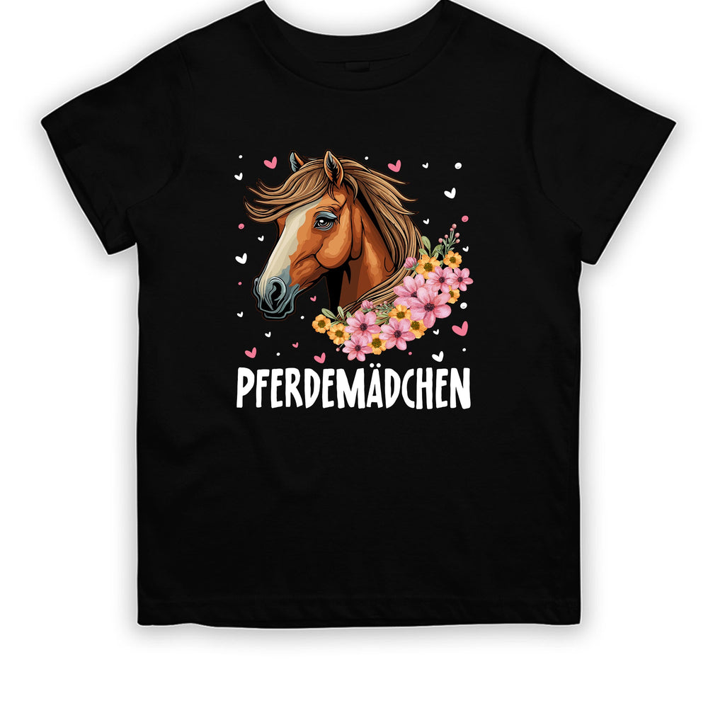 
                      
                        Pferdemädchen Kinder T-Shirt - tshirtladen
                      
                    