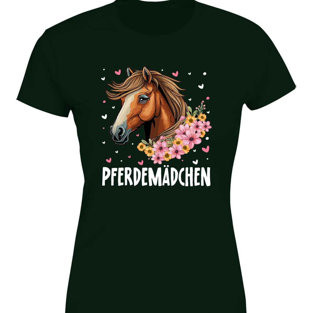 Pferdemädchen Statement Damen T-Shirt - tshirtladen