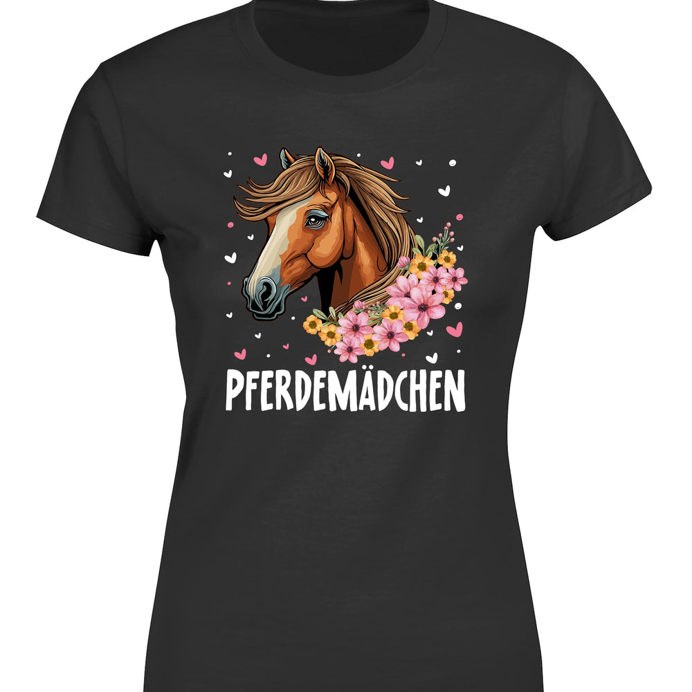 Pferdemädchen Statement Damen T-Shirt - tshirtladen