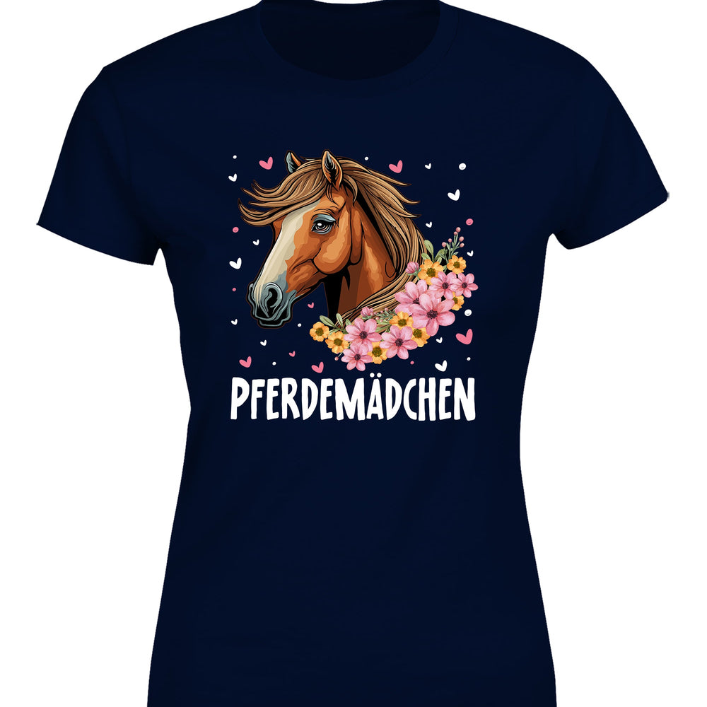 
                      
                        Pferdemädchen Statement Damen T-Shirt - tshirtladen
                      
                    