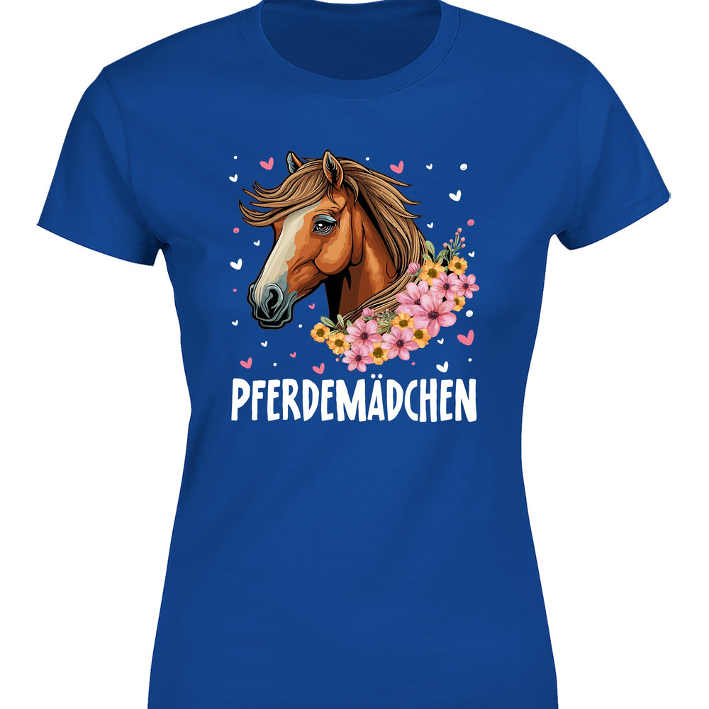 
                      
                        Pferdemädchen Statement Damen T-Shirt - tshirtladen
                      
                    