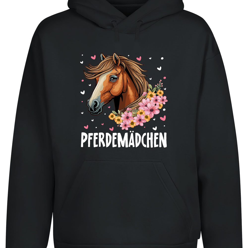 
                      
                        Pferdemädchen  Statement Hoodie Kapuzenpullover Unisex - tshirtladen
                      
                    