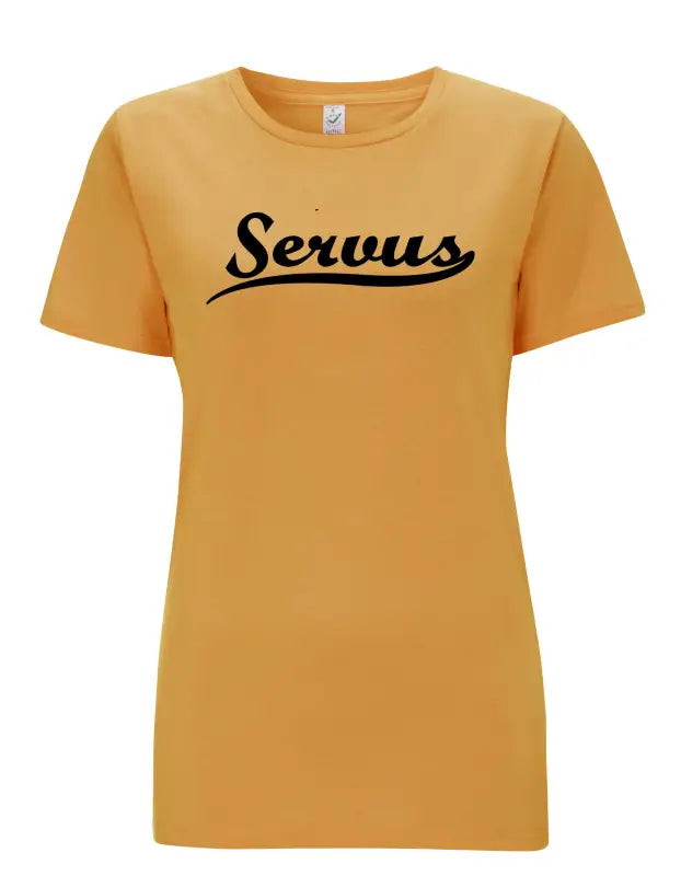 Plain Servus T - Shirt Damen - S / Mango