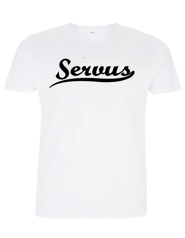 Plain Servus T - Shirt Herren - S / Weiss