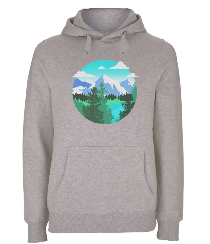 Planet Earth Rasterized Hoodie Unisex - XS / Grau