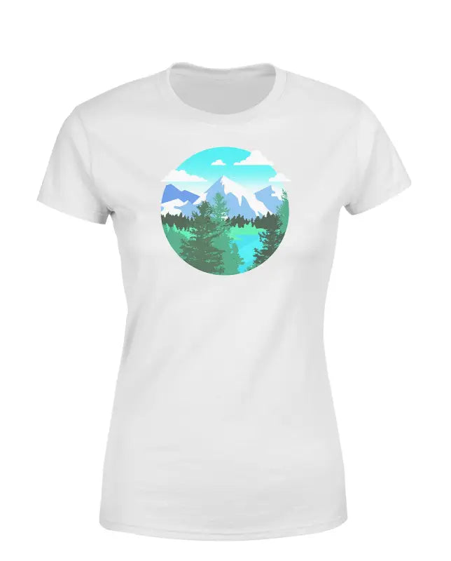 Planet Earth Rasterized Outdoor Damen T - Shirt - S / Weiss