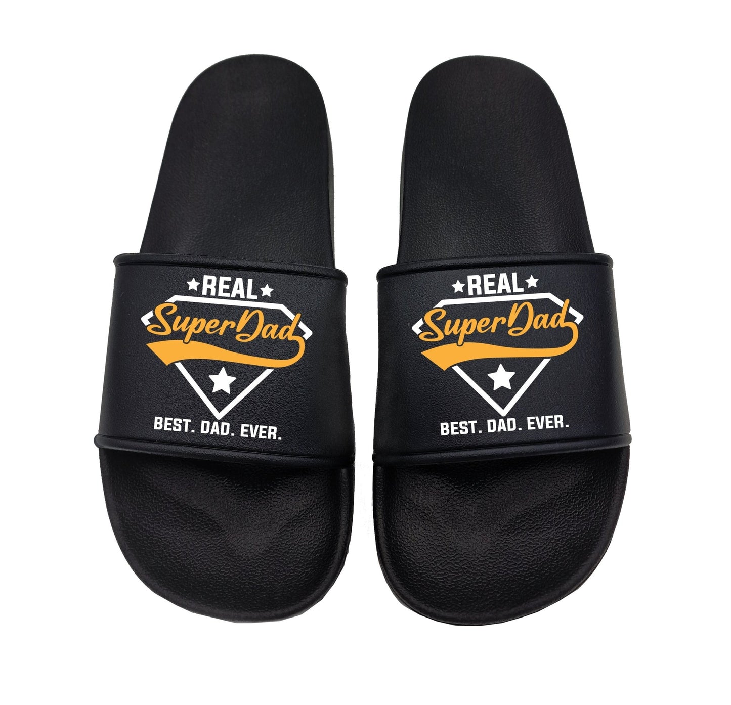 Real Super Dad Badelatschen perfekt für Urlaub und Strand - tshirtladen - Badelatschen