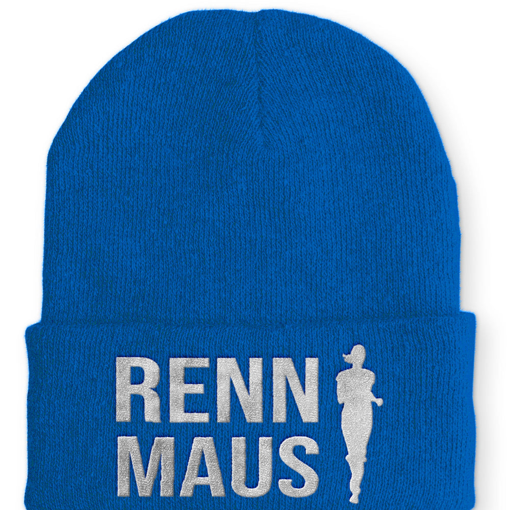 
                  
                    Renn Maus Beanie Mütze mit Spruch - Royal - Mütze
                  
                