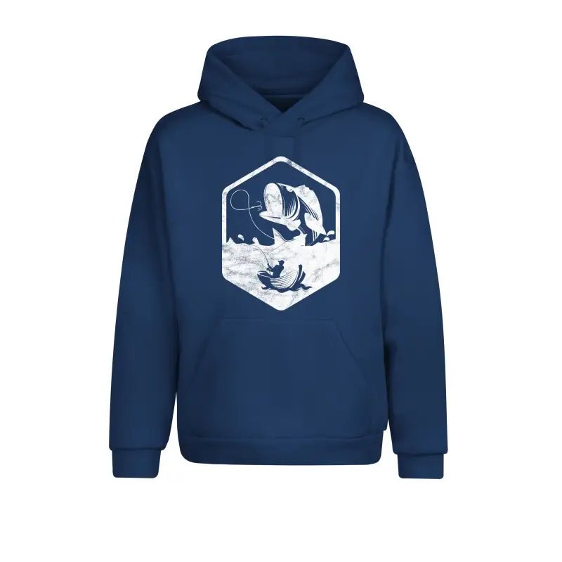 Retro fishing Boat Angler Hoodie Unisex - tshirtladen - 
