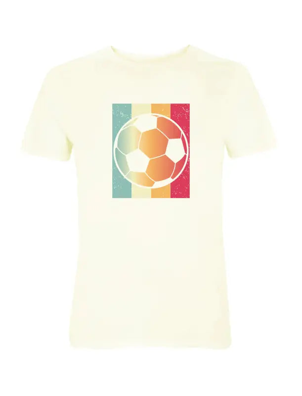 Retro Fußball Herren T - Shirt - S / Stone Wash White
