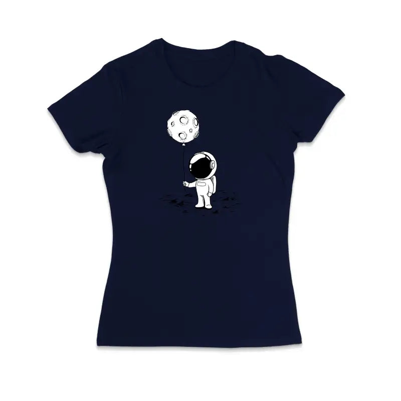 Rum and Rocket Balloon Astronaut Damen T - Shirt - S / Navy