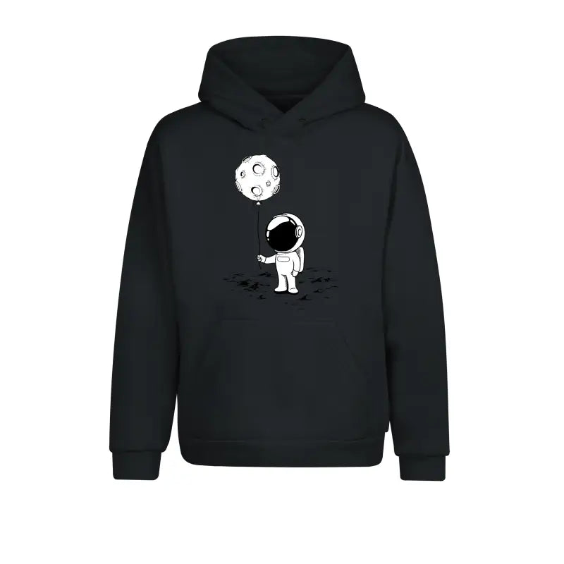 Rum and Rocket Balloon Astronaut Hoodie Unisex - XS / Charcoal (Heather)