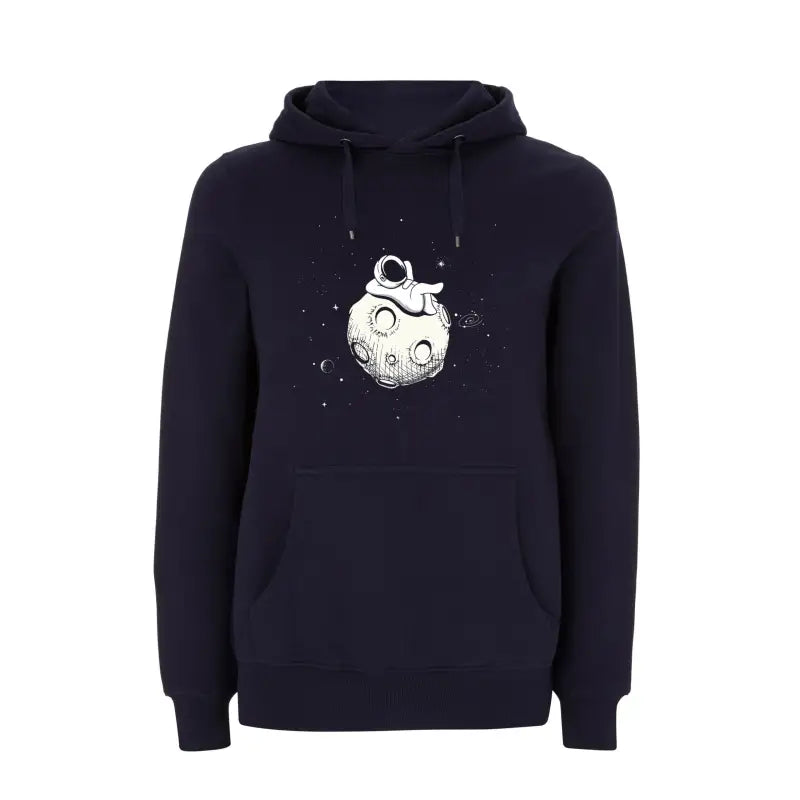 Rum and Rocket Chilling in the Space Hoodie Unisex - Navy / 104 - 110