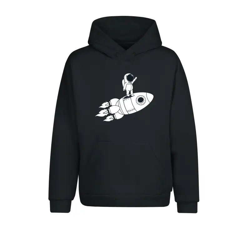 Rum and Rocket Waving Astronaut Hoodie Unisex für Alle - tshirtladen - 