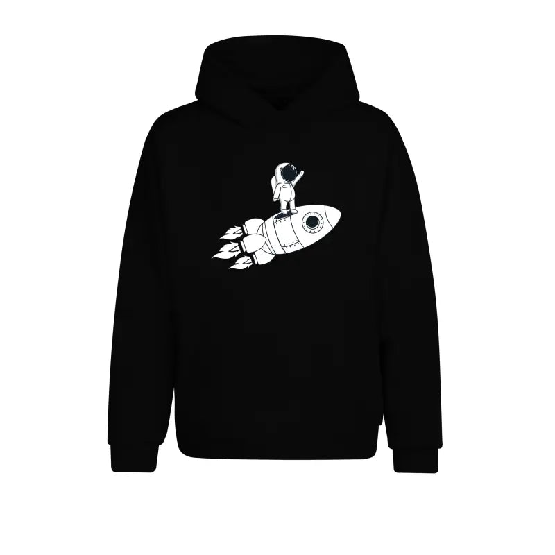 
                      
                        Rum and Rocket Waving Astronaut Hoodie Unisex - XS / Schwarz
                      
                    