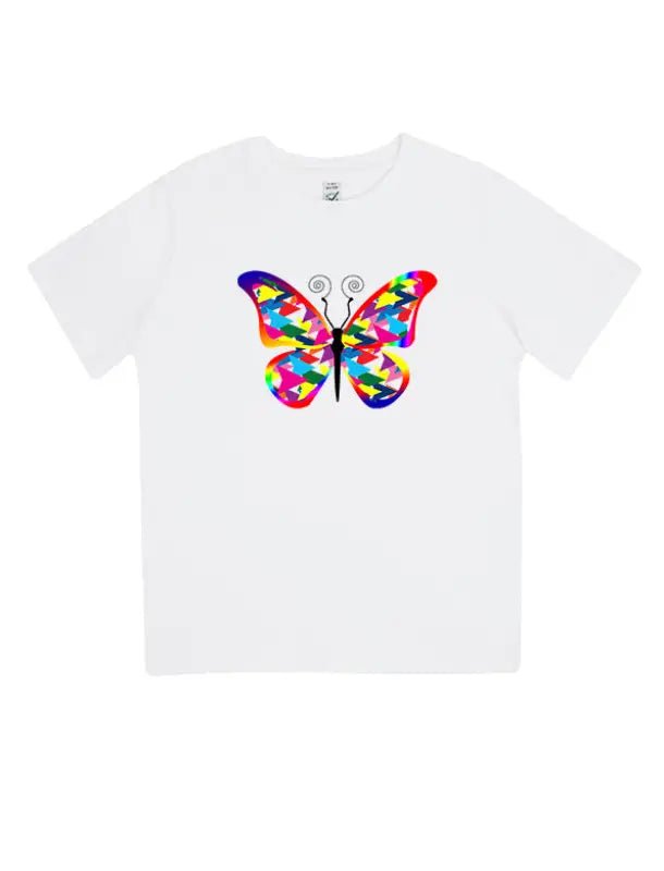 Schmetterling Kinder T-Shirt - tshirtladen - 