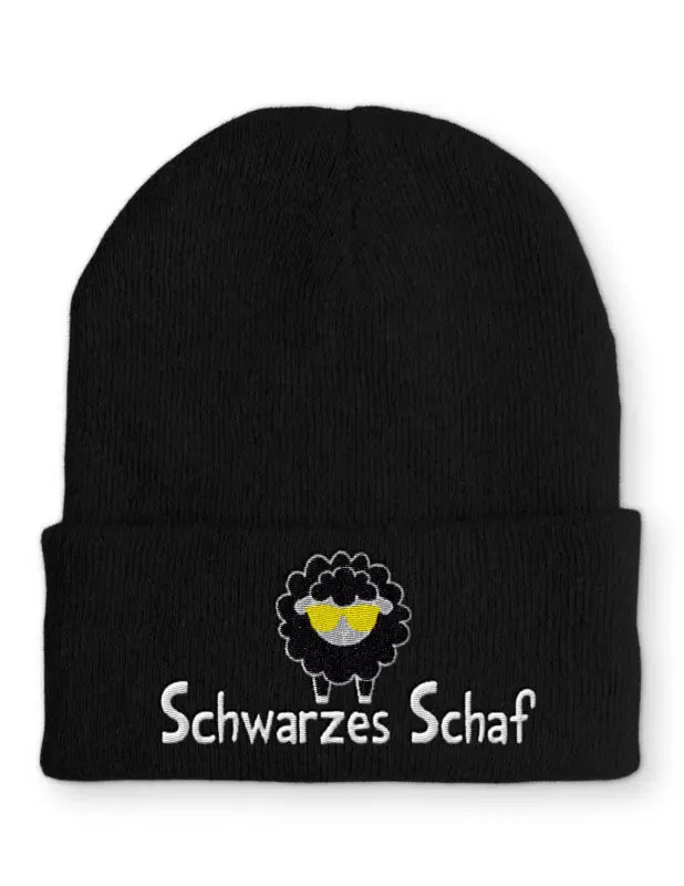 
                      
                        Schwarzes Schaf Wintermütze Spruchmütze Beanie perfekt für die kalte Jahreszeit - Schwarz
                      
                    