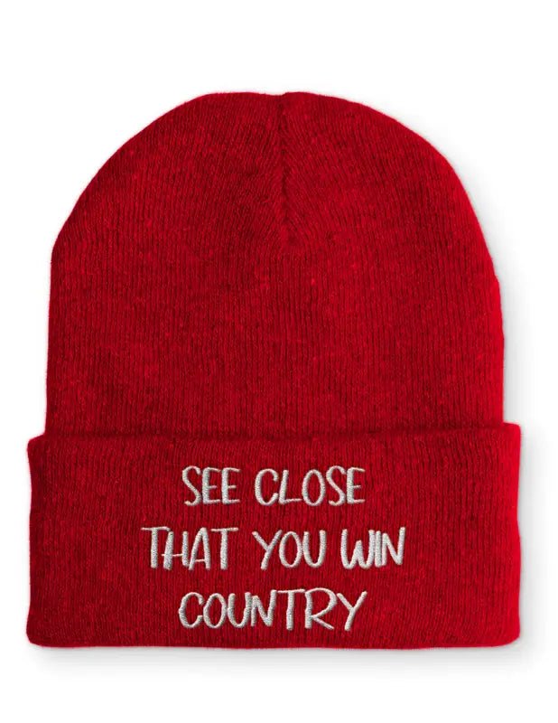 See close that u win country Statement Mütze mit Spruch - tshirtladen - 