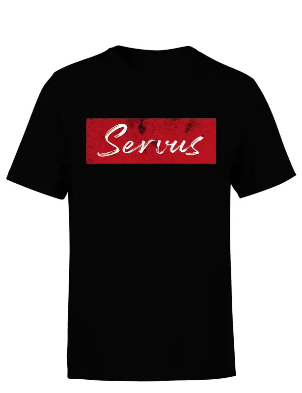 #Servus T - Shirt Herren - S / Schwarz