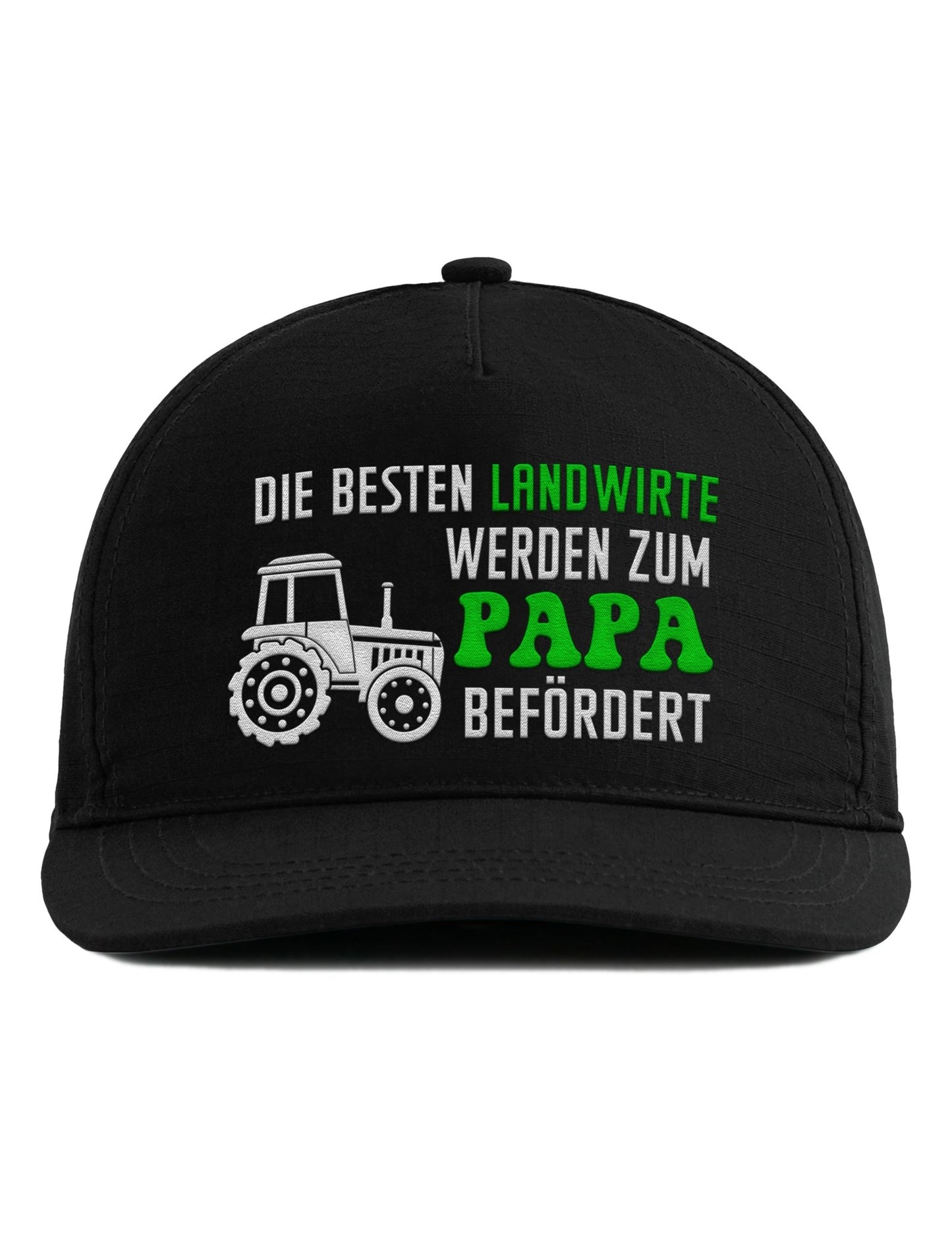 Snapback Cap – Die besten Landwirte werden zum Papa befördert – Unisex Basecap - Bestickt - tshirtladen - Cap