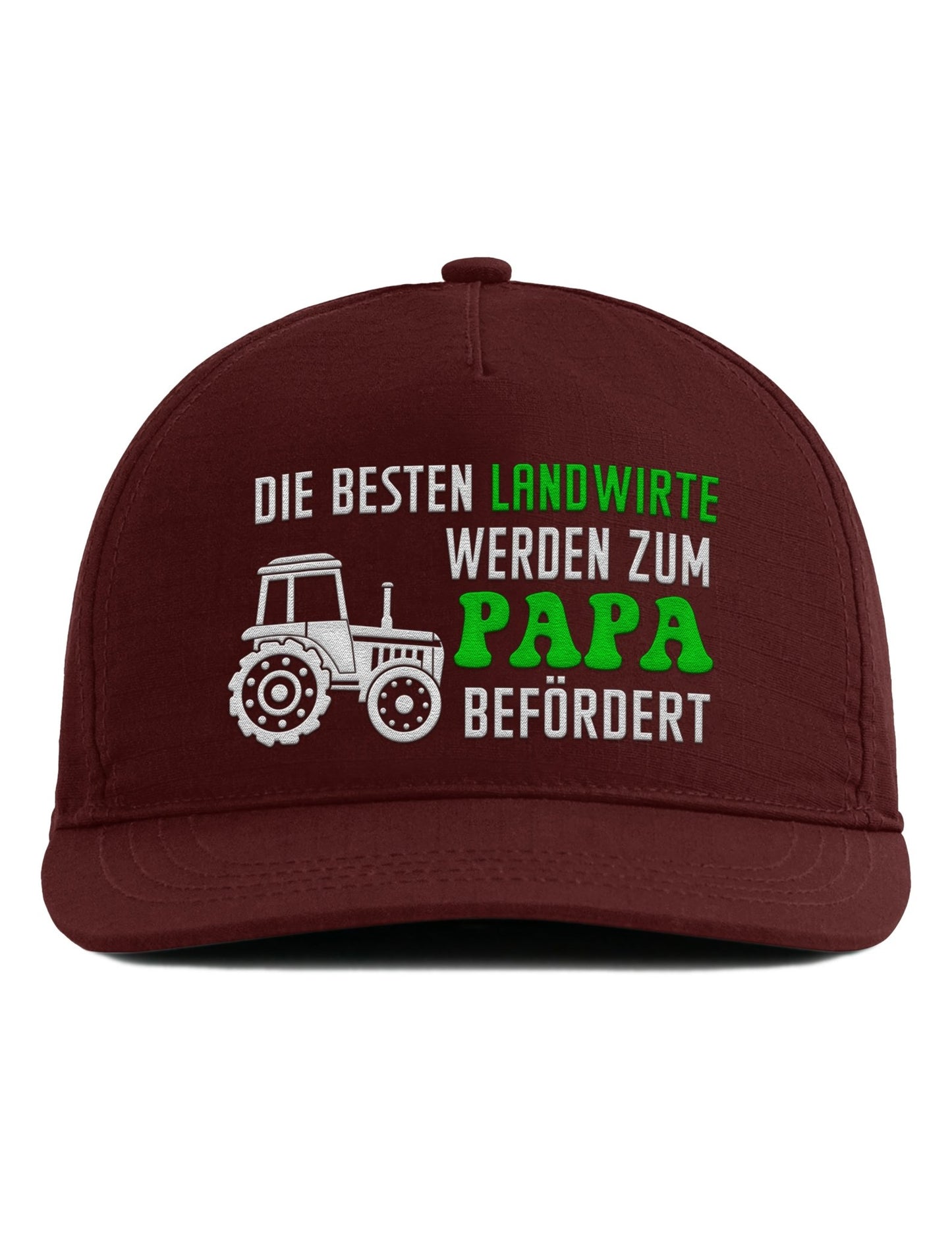 Snapback Cap – Die besten Landwirte werden zum Papa befördert – Unisex Basecap - Bestickt - tshirtladen - Cap
