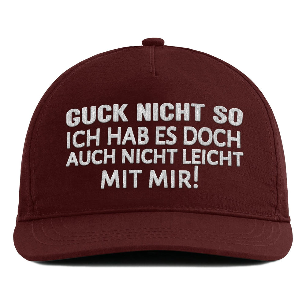 
                  
                    Snapback Cap – Guck nicht so – Unisex Basecap - Bestickt - tshirtladen - Cap
                  
                