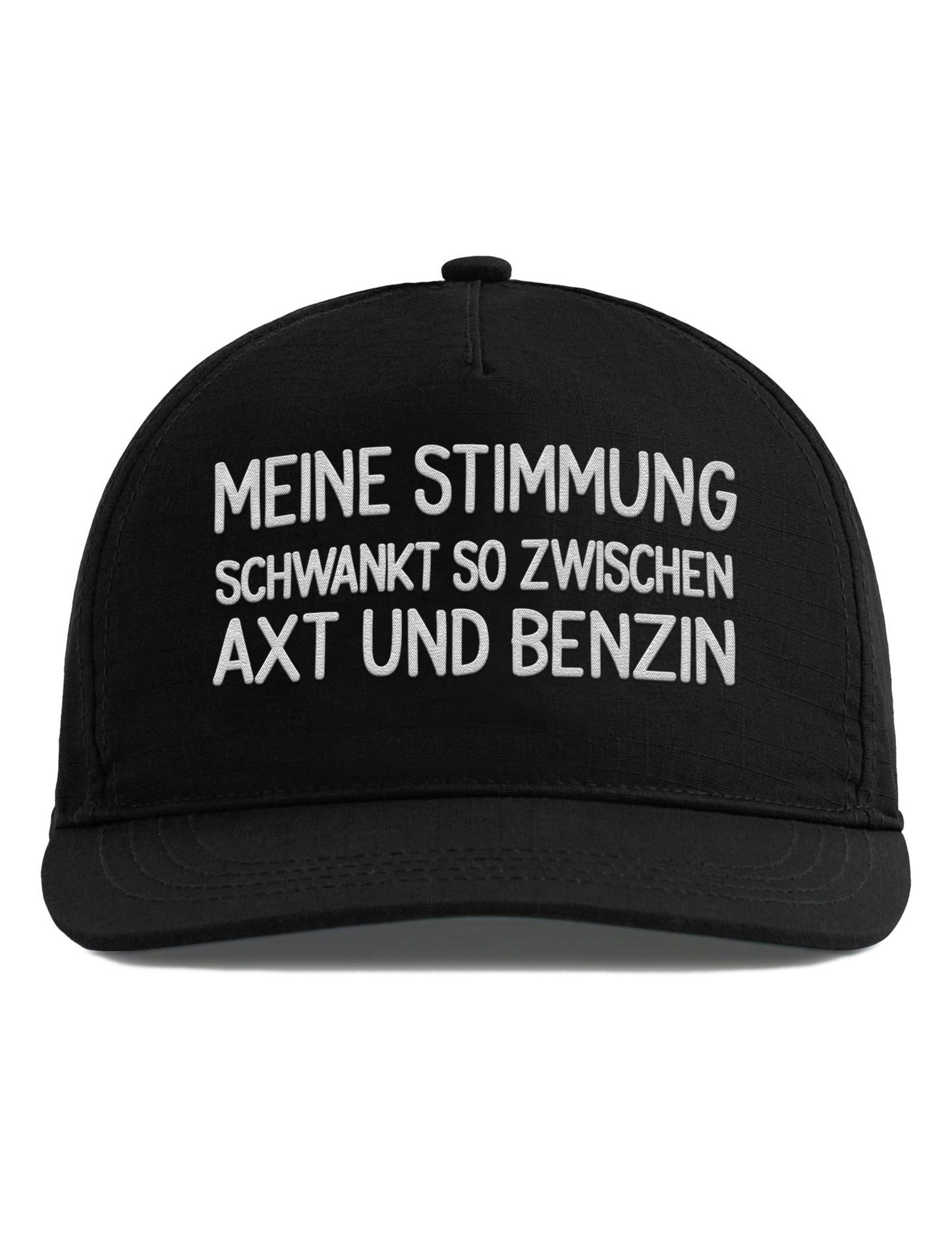 Snapback - Cap Meine Stimmung Schwankt So Zwischen Axt Und Benzin Lustige Cap Mit Spruch Für Männer Holzfäller Kettensägen - Fans Und Outdoor - Humor - tshirtladen - Cap