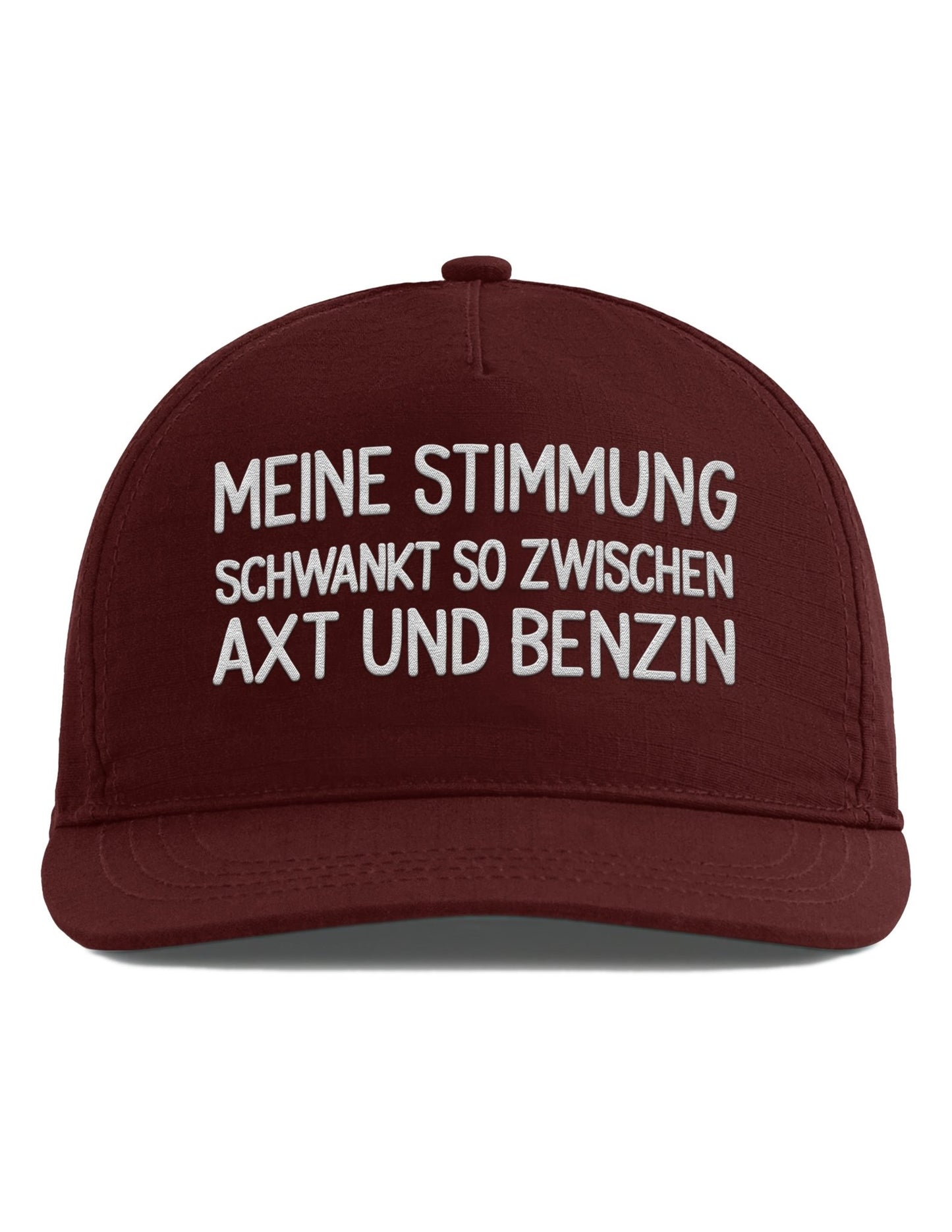Snapback - Cap Meine Stimmung Schwankt So Zwischen Axt Und Benzin Lustige Cap Mit Spruch Für Männer Holzfäller Kettensägen - Fans Und Outdoor - Humor - tshirtladen - Cap