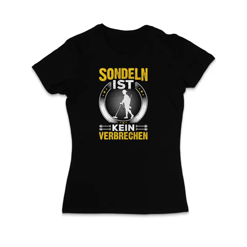 
                      
                        Sondeln ist kein verbrechen Sondler Damen T - Shirt - S / Schwarz
                      
                    