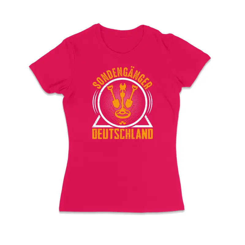 
                      
                        Sondengänger Deutschland Sondler Damen T - Shirt - S / Bright Pink
                      
                    