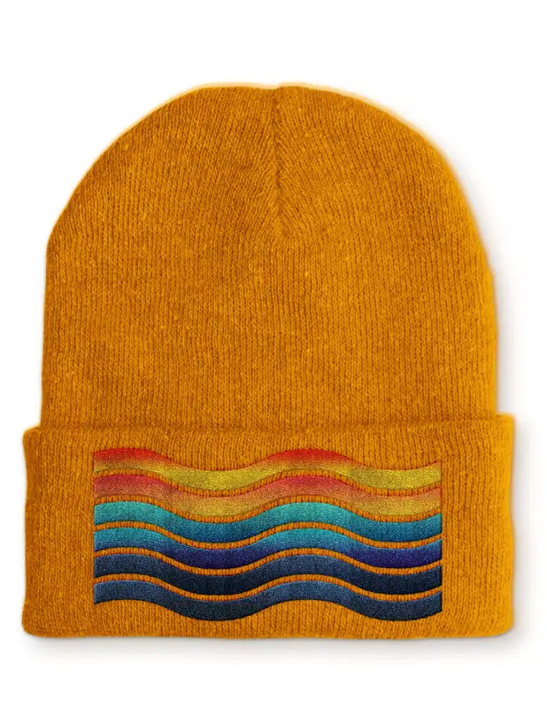 
                      
                        Sonne Meer Statement Beanie Mütze mit Spruch - Mustard
                      
                    