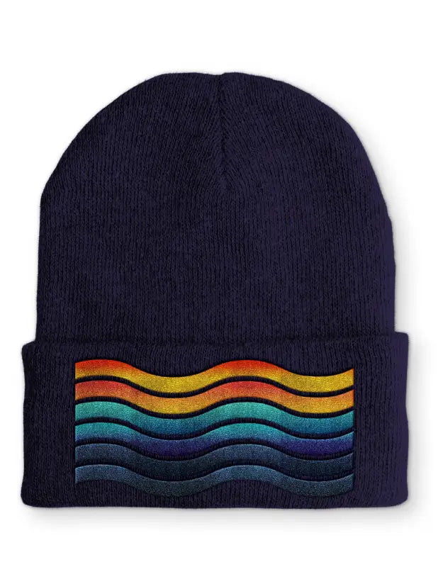 
                      
                        Sonne Meer Statement Beanie Mütze mit Spruch - Navy
                      
                    