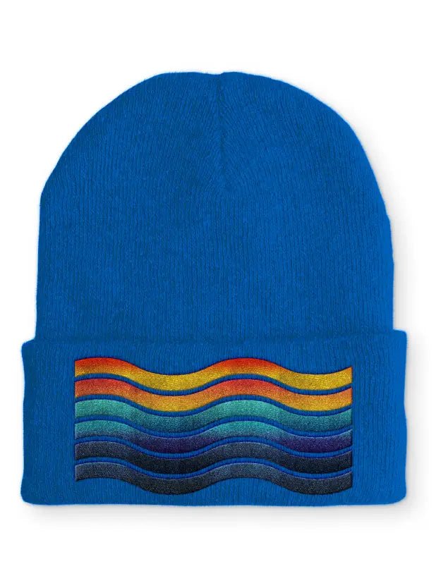 Sonne Meer Statement Beanie Mütze mit Spruch - tshirtladen - Mütze