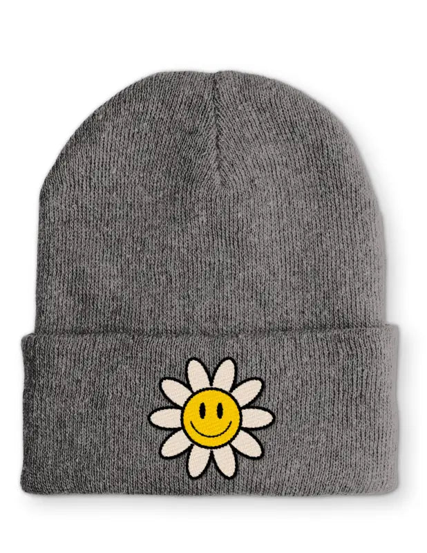 Sonnenblume Wintermütze perfekt für die kalte Jahreszeit - Grey