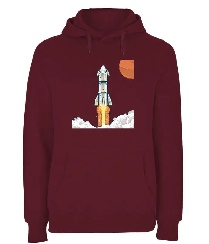 
                      
                        Space Rocket Weltraum Hoodie Unisex - XS / Burgundy
                      
                    