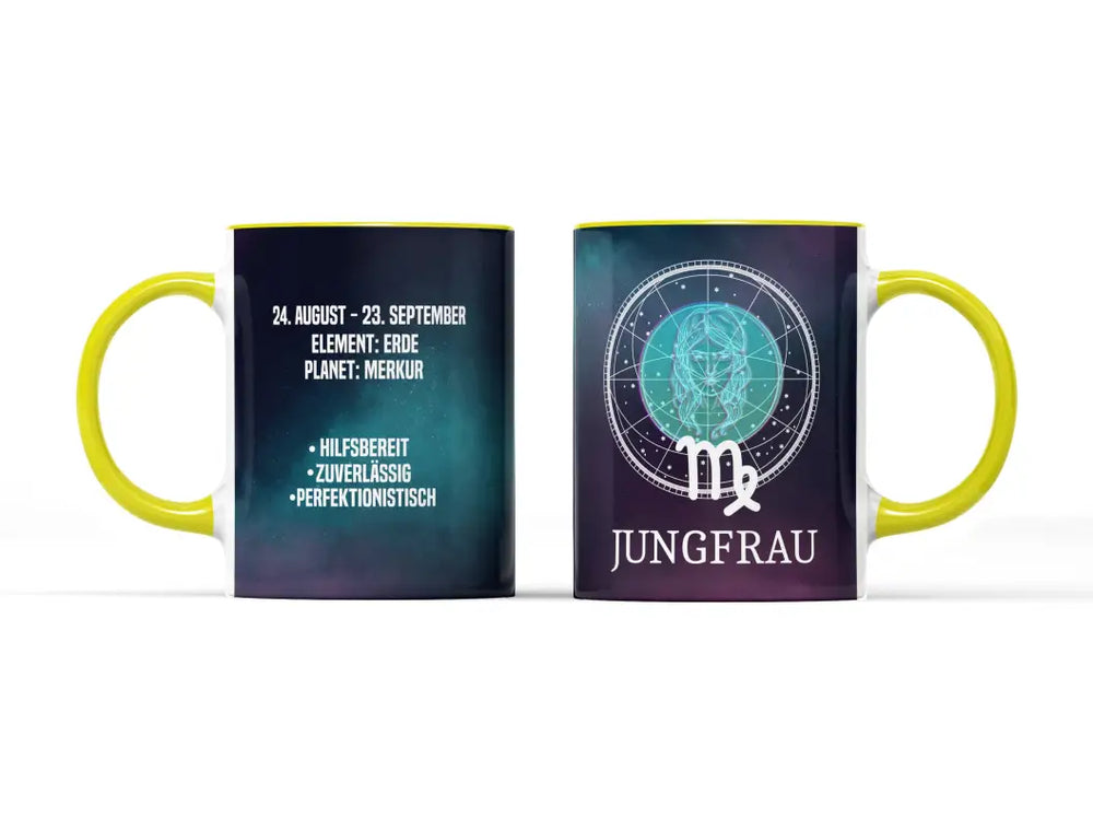 
                      
                        Sternzeichen Jungfrau Tasse - Gelb
                      
                    