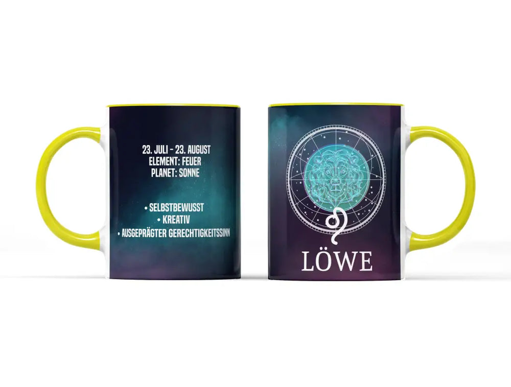 
                      
                        Sternzeichen Löwe Tasse - Gelb
                      
                    