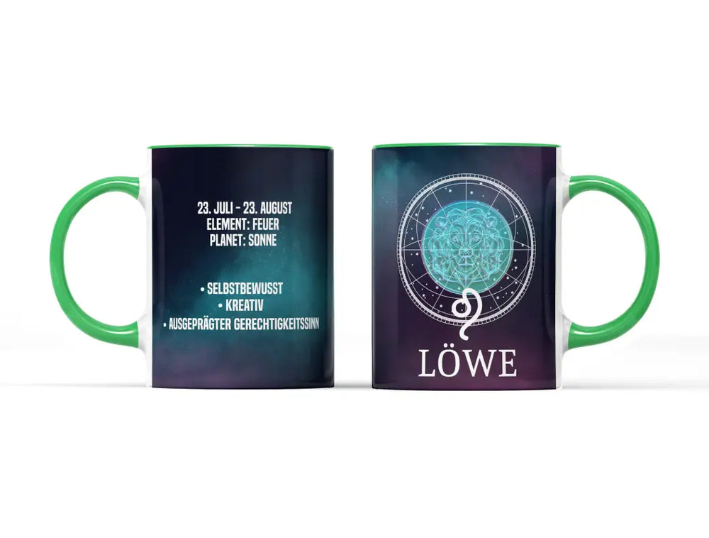 
                      
                        Sternzeichen Löwe Tasse - Hellgrün
                      
                    