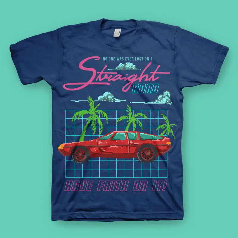 Straight Road Herren T - Shirt - XS