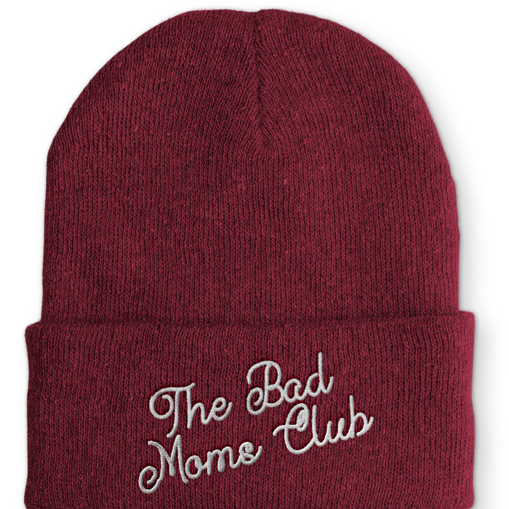 
                  
                    The Bad Moms Club Beanie Mütze mit Spruch - Bordeaux - Mütze
                  
                